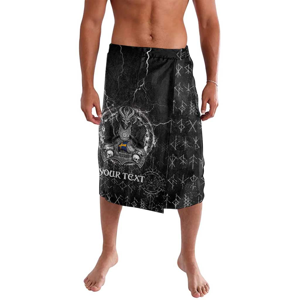 Personalized Sweden Viking Lavalava Odin's Raven Legacy - Wonder Print Shop