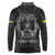 Personalized Sweden Viking Long Sleeve Polo Shirt Odin's Raven Legacy - Wonder Print Shop