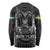 Personalized Sweden Viking Long Sleeve Shirt Odin's Raven Legacy - Wonder Print Shop