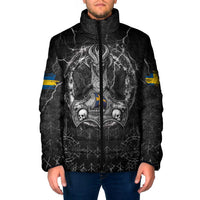 Personalized Sweden Viking Padded Jacket Odin's Raven Legacy - Wonder Print Shop