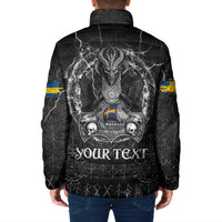 Personalized Sweden Viking Padded Jacket Odin's Raven Legacy - Wonder Print Shop