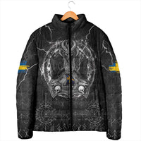Personalized Sweden Viking Padded Jacket Odin's Raven Legacy - Wonder Print Shop