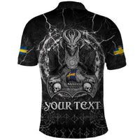 Personalized Sweden Viking Polo Shirt Odin's Raven Legacy - Wonder Print Shop