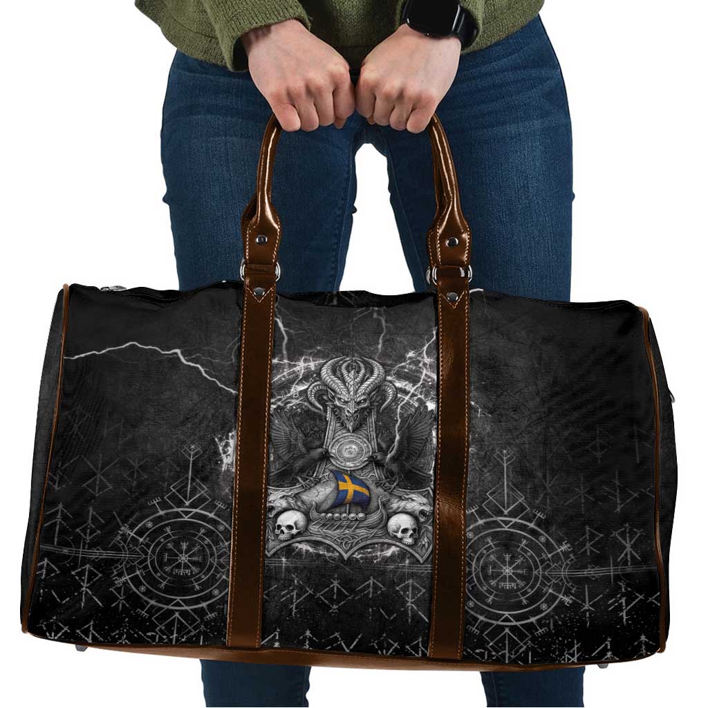 Sweden Viking Travel Bag Odin's Raven Legacy - Wonder Print Shop