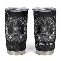 Personalized Sweden Viking Tumbler Cup Odin's Raven Legacy - Wonder Print Shop