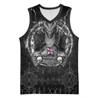 Personalized Faroe Islands Viking Basketball Jersey Odin's Raven Legacy - Wonder Print Shop