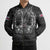 Personalized Faroe Islands Viking Bomber Puffer Jacket Odin's Raven Legacy - Wonder Print Shop