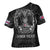 Personalized Faroe Islands Viking Cross Shoulder Shirt Odin's Raven Legacy - Wonder Print Shop