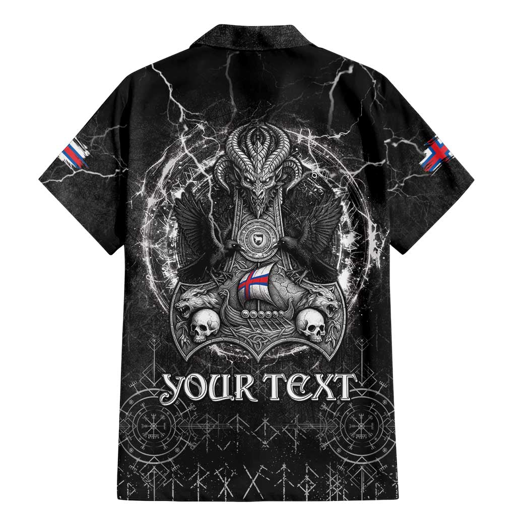 Personalized Faroe Islands Viking Family Matching Mermaid Dress and Hawaiian Shirt Odin's Raven Legacy - Wonder Print Shop