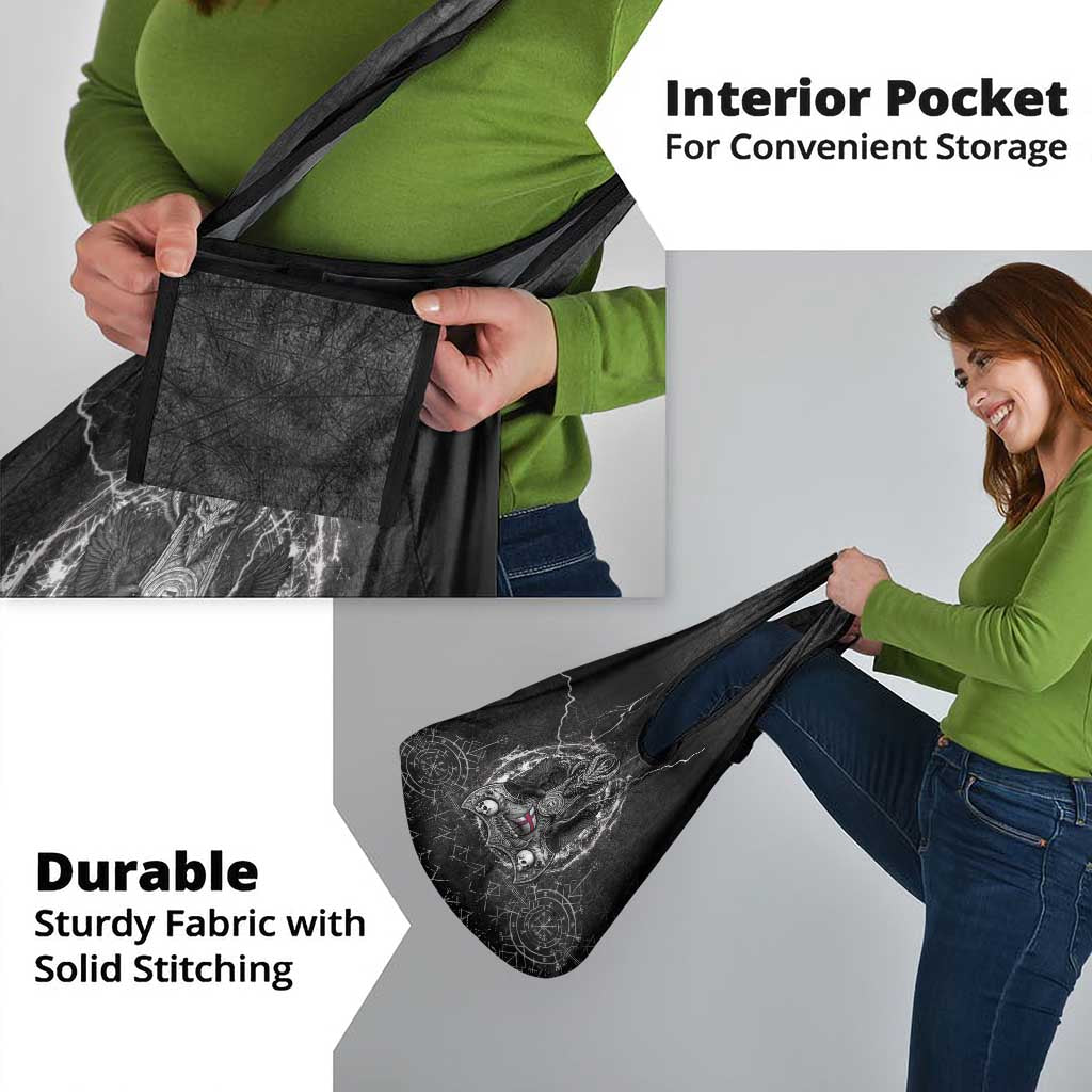 Faroe Islands Viking Grocery Bag Odin's Raven Legacy - Wonder Print Shop