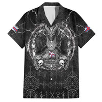 Personalized Faroe Islands Viking Hawaiian Shirt Odin's Raven Legacy - Wonder Print Shop