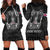Personalized Faroe Islands Viking Hoodie Dress Odin's Raven Legacy - Wonder Print Shop