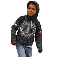 Personalized Faroe Islands Viking Kid Hoodie Odin's Raven Legacy - Wonder Print Shop
