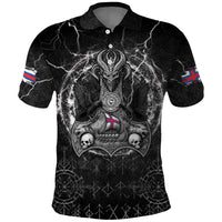 Personalized Faroe Islands Viking Polo Shirt Odin's Raven Legacy - Wonder Print Shop