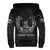 Personalized Faroe Islands Viking Sherpa Hoodie Odin's Raven Legacy - Wonder Print Shop