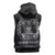 Personalized Faroe Islands Viking Sleeveless Zip Hoodie Odin's Raven Legacy - Wonder Print Shop