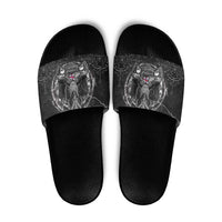 Faroe Islands Viking Slide Sandals Odin's Raven Legacy - Wonder Print Shop