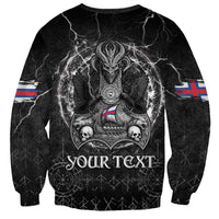 Personalized Faroe Islands Viking Sweatshirt Odin's Raven Legacy - Wonder Print Shop