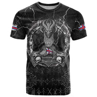 Personalized Faroe Islands Viking T Shirt Odin's Raven Legacy - Wonder Print Shop