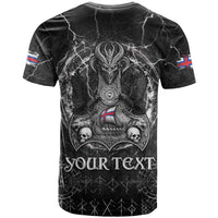 Personalized Faroe Islands Viking T Shirt Odin's Raven Legacy - Wonder Print Shop
