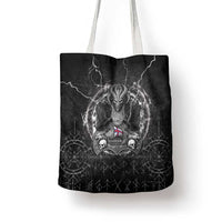 Faroe Islands Viking Tote Bag Odin's Raven Legacy - Wonder Print Shop