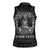 Personalized Faroe Islands Viking Women Sleeveless Polo Shirt Odin's Raven Legacy - Wonder Print Shop
