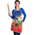 Dominican Republic Christmas Apron Santa Relaxing On The Beach - Wonder Print Shop