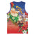 Dominican Republic Christmas Basketball Jersey Santa Relaxing On The Beach - Wonder Print Shop