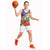 Dominican Republic Christmas Basketball Jersey Santa Relaxing On The Beach - Wonder Print Shop