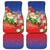 Dominican Republic Christmas Car Mats Santa Relaxing On The Beach - Wonder Print Shop