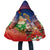 Dominican Republic Christmas Cloak Santa Relaxing On The Beach - Wonder Print Shop