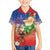 Dominican Republic Christmas Family Matching Tank Maxi Dress and Hawaiian Shirt Santa Relaxing On The Beach - Wonder Print Shop