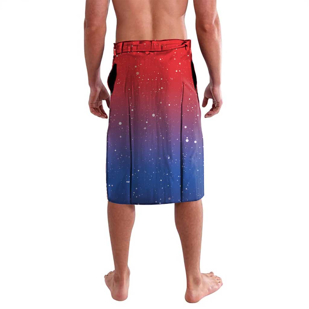 Dominican Republic Christmas Lavalava Santa Relaxing On The Beach - Wonder Print Shop