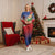 Dominican Republic Christmas Pajama Set Santa Relaxing On The Beach - Wonder Print Shop