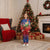 Dominican Republic Christmas Pajama Set Santa Relaxing On The Beach - Wonder Print Shop