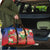Dominican Republic Christmas Travel Bag Santa Relaxing On The Beach - Wonder Print Shop
