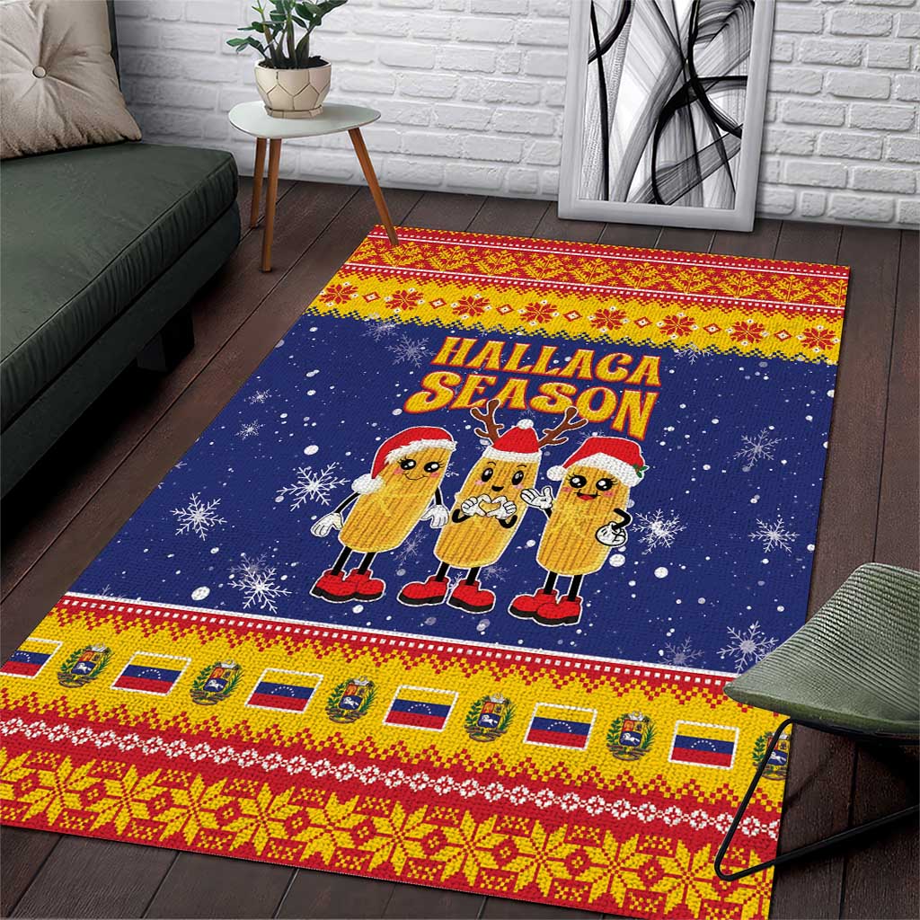 Venezuela Christmas Area Rug Hallaca Season - Wonder Print Shop