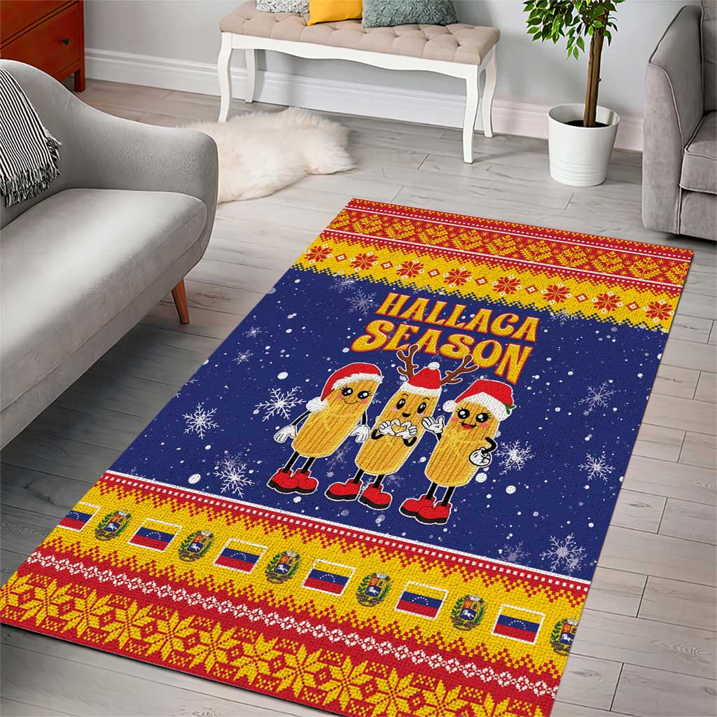 Venezuela Christmas Area Rug Hallaca Season - Wonder Print Shop