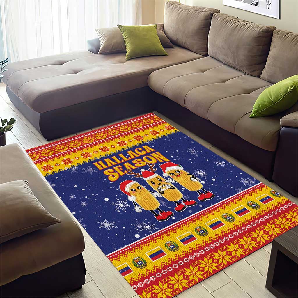 Venezuela Christmas Area Rug Hallaca Season - Wonder Print Shop