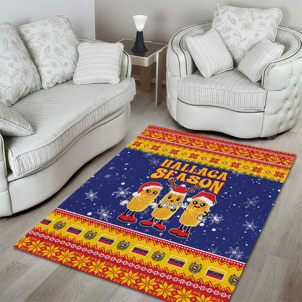 Venezuela Christmas Area Rug Hallaca Season - Wonder Print Shop