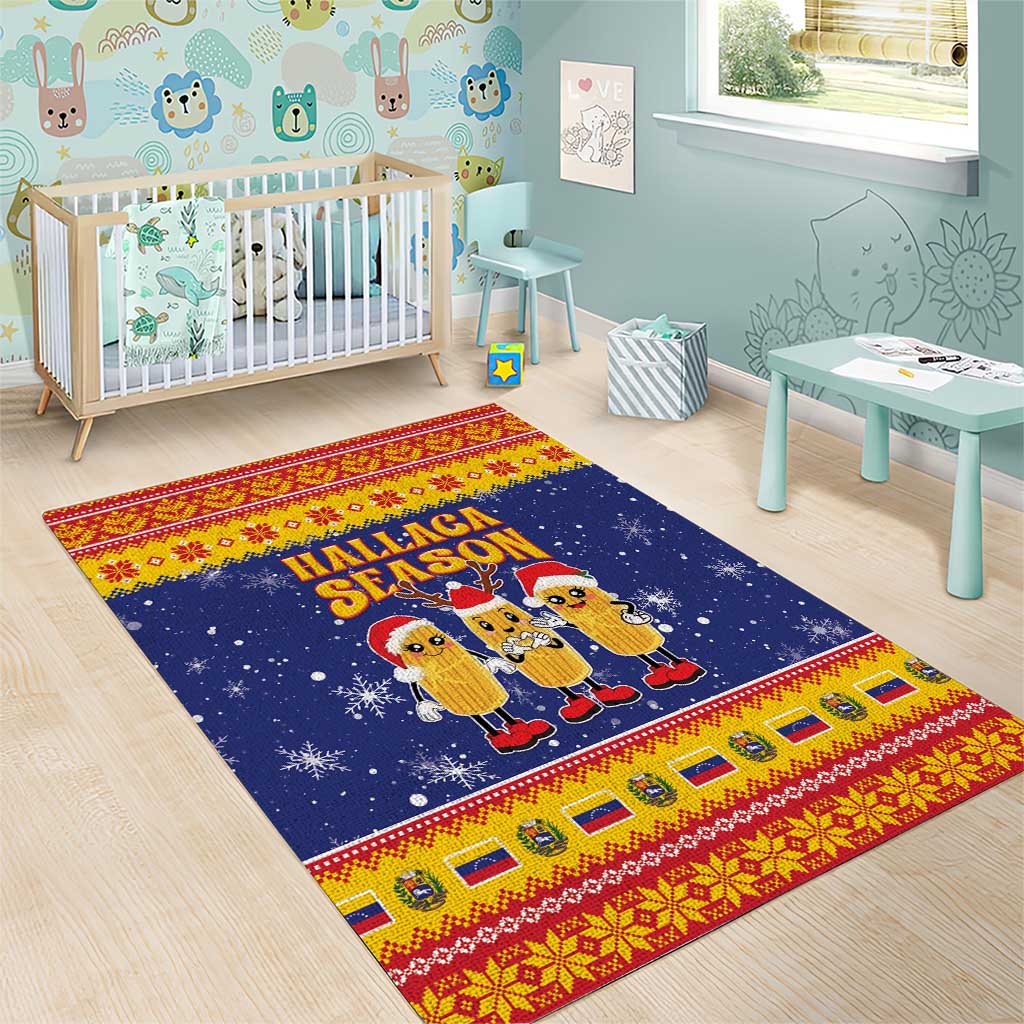 Venezuela Christmas Area Rug Hallaca Season - Wonder Print Shop