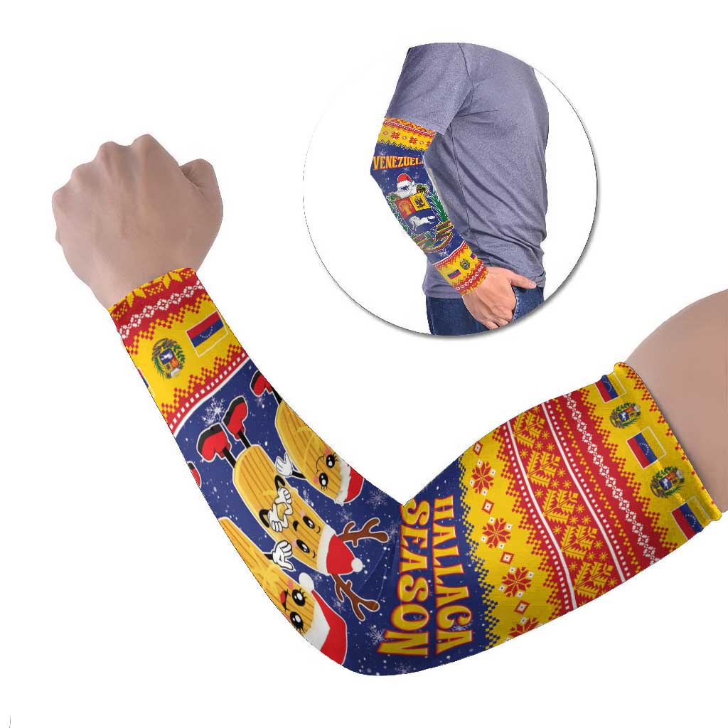 Venezuela Christmas Arm Sleeves Hallaca Season - Wonder Print Shop