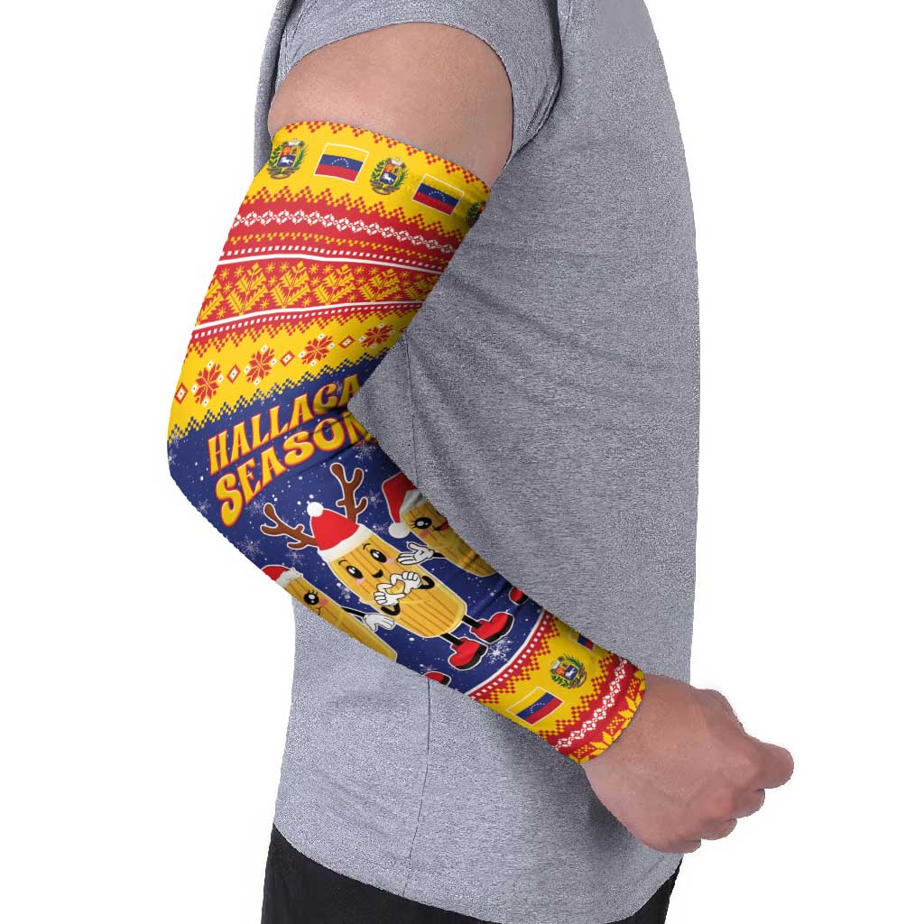 Venezuela Christmas Arm Sleeves Hallaca Season - Wonder Print Shop