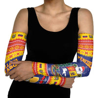 Venezuela Christmas Arm Sleeves Hallaca Season - Wonder Print Shop