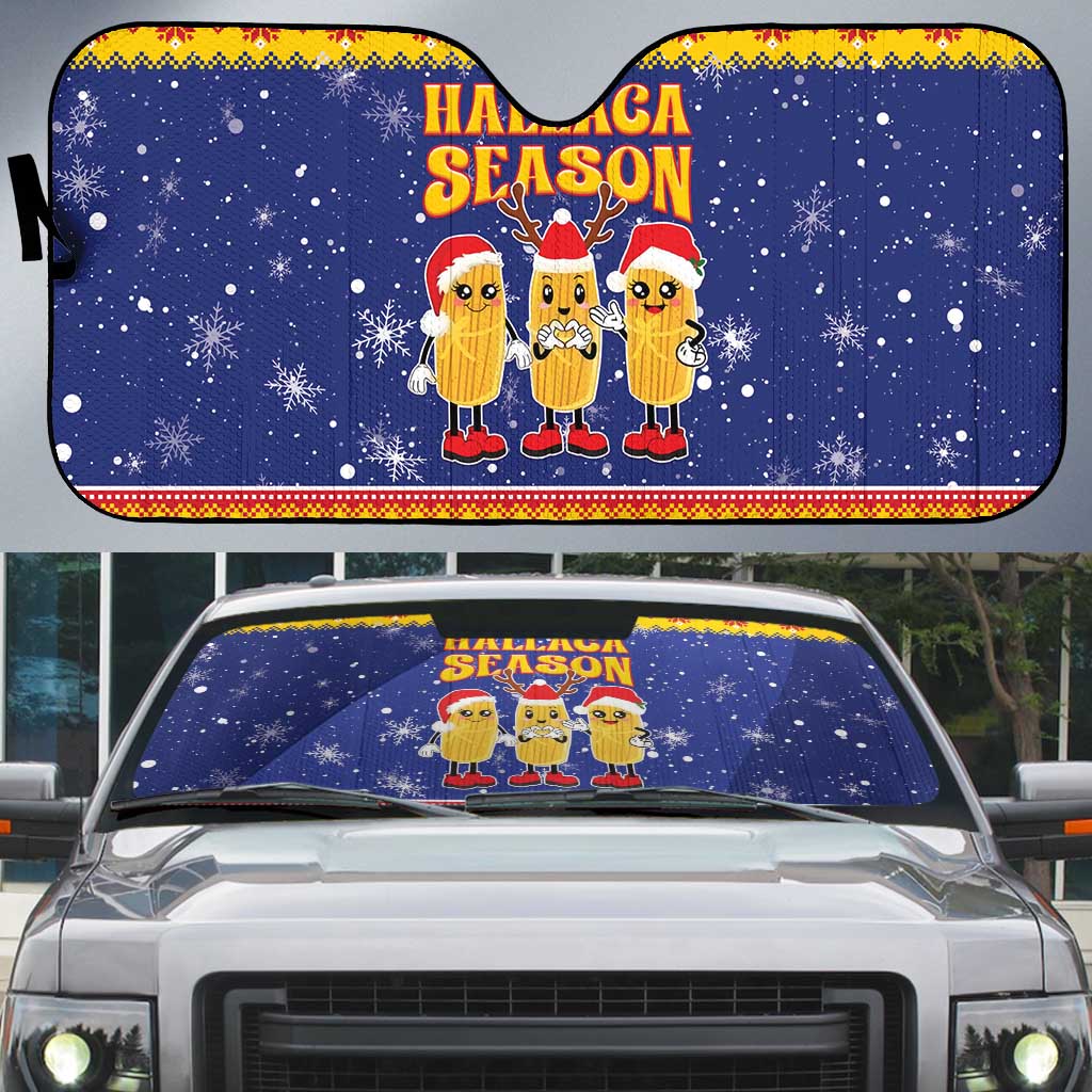 Venezuela Christmas Auto Sun Shade Hallaca Season - Wonder Print Shop