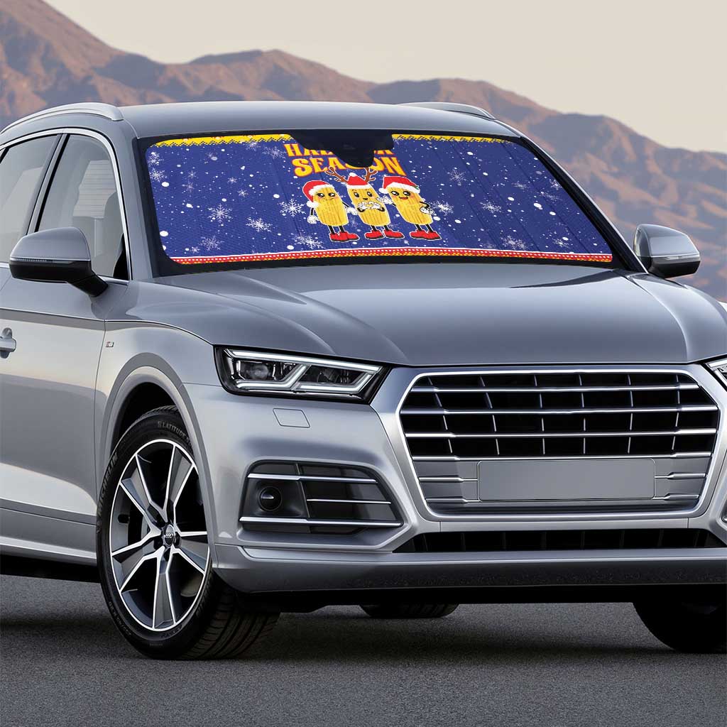 Venezuela Christmas Auto Sun Shade Hallaca Season - Wonder Print Shop