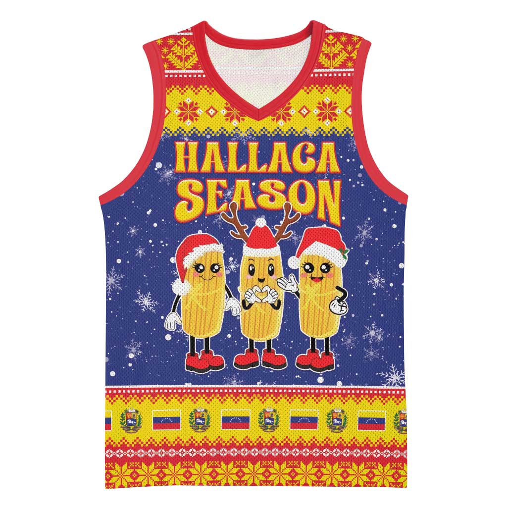 Venezuela Christmas Basketball Jersey Hallaca Season - Wonder Print Shop