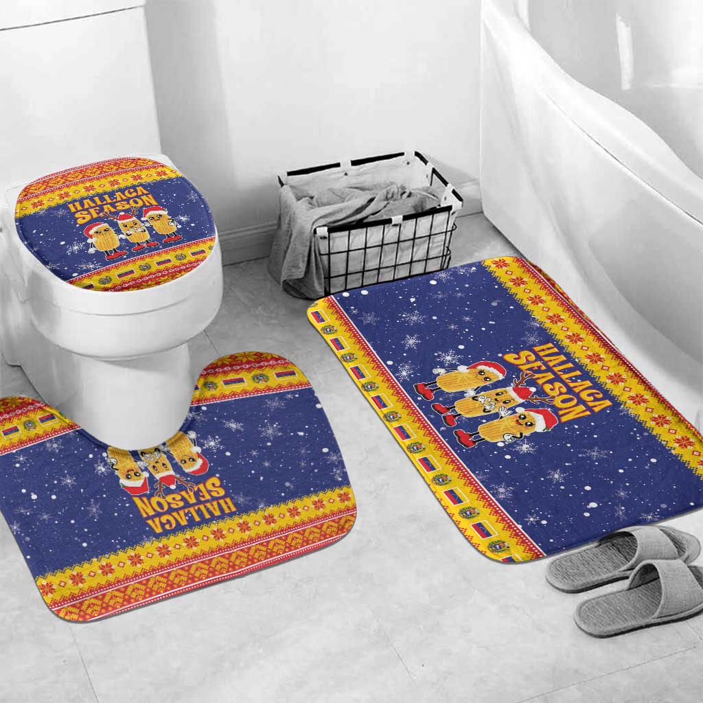 Venezuela Christmas Bathroom Set Hallaca Season - Wonder Print Shop