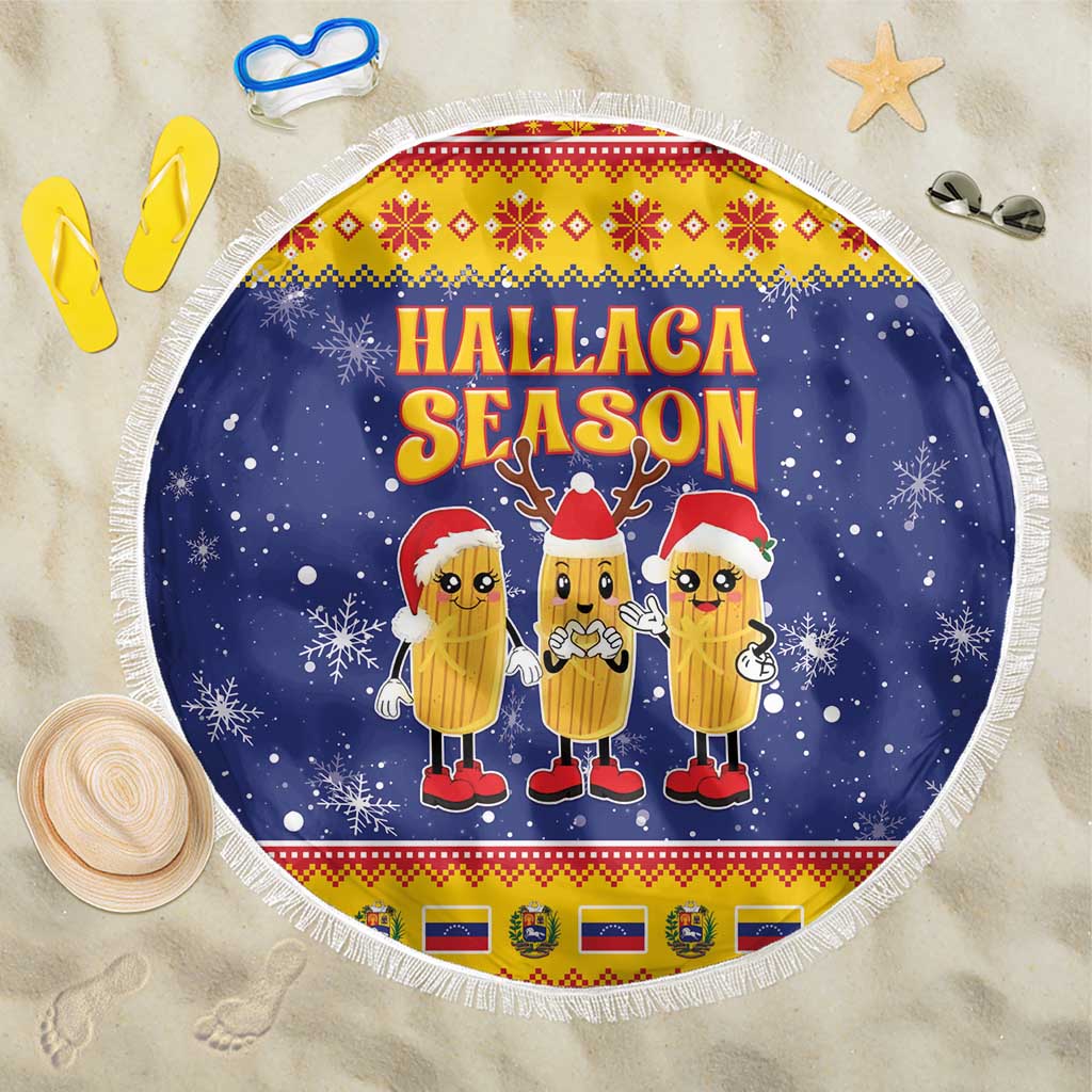 Venezuela Christmas Beach Blanket Hallaca Season - Wonder Print Shop