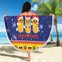 Venezuela Christmas Beach Blanket Hallaca Season - Wonder Print Shop